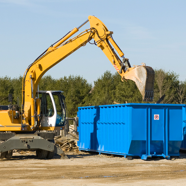 can i request a rental extension for a residential dumpster in Hansford County Texas